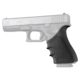 Hogue Glock HandAll Beavertail Grip Sleeve, Glock 17 MOS/17L/22/35/35 MOS/34/34 MOS/31/37, Gen 3/4, Black, 17030
