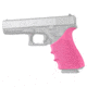 Hogue Glock HandAll Beavertail Grip Sleeve, Glock 17 MOS/17L/22/35/35 MOS/34/34 MOS/31/37, Gen 3/4, Pink, 17037