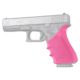 Hogue Glock HandAll Beavertail Grip Sleeve, Glock 17 MOS/17L/22/35/35 MOS/34/34 MOS/31/37, Gen 3/4, Pink, 17037