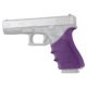 Hogue Glock HandAll Beavertail Grip Sleeve, Glock 17 MOS/17L/22/35/35 MOS/34/34 MOS/31/37, Gen 3/4, Purple, 17036