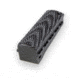 Hogue Govt. G-10 Mainspring Housing Checkered Flat G-Mascus Black/Gray 01357-BLKGRY