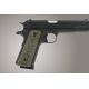 Hogue Govt. G-10 Magrip Kit - Piranha Grip Flat Mainspring G-Mascus Green 01228
