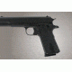Hogue Govt. G-10 Magrip Kit - Piranha Grip Flat Mainspring Solid Black 01229