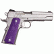 HOGUE Govt. Model Rubber Grip Panels Checkered W/Diamonds Purple, Purple 45016