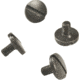 Hogue Grip Screws, 4, Slotted - Black - Beretta - 92008