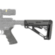 Hogue Grooved Beavertail Grip &amp; Collapsible Buttstock Kit, AR-15/M16, Commercial Buffer Tube, Slate Grey, Universal, 15555