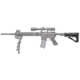 Hogue Grooved Beavertail Grip &amp; Collapsible Buttstock Kit, AR-15/M16, Commercial Buffer Tube, Slate Grey, Universal, 15555