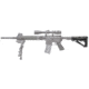 Hogue Grooved Beavertail Grip &amp; Collapsible Buttstock Kit, AR-15/M16, Mil-Spec Buffer Tube, Slate Grey, Universal, 15556