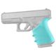 Hogue HandAll Beavertail Grip Sleeve, Glock 19 Gen1/2/5, Aqua, 17054