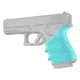 Hogue HandAll Beavertail Grip Sleeve, Glock 19 Gen3/4, Aqua, 17044