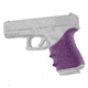 Hogue HandAll Beavertail Grip Sleeve, Glock 19 Gen3/4, Purple, 17046