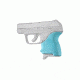 Hogue HandAll Beavertail Grip Sleeve Ruger LCP II Aqua, Aqua, 18124