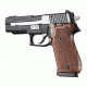 Hogue Handgun Grip, Kingwood American Model Checkered - SIG Sauer P220 - 20611