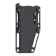 Hogue Fray 4.2in Fixed Blade Knife, Stainless Steel, Tanto Blade, Rubber Handle, Black, NSN 1095-01-466-8569, 55349