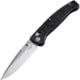 Hogue Mysto Folding Knife, 3.4in, CPM MagnaCut Stainless Steel, Drop Point, Richlite Black Diamond Handle, Metal, 24457H