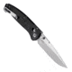 Hogue Mysto 3.4in ABLE Lock Folding Knife, CPM MagnaCut Stainless Steel, Drop Point Blade, Richlite Black Diamond/Metal Element Handle, 24457