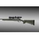Hogue Howa 1500/Weatherby L.A. Standard Barrel PillarBed Stock Ghillie Green 15801