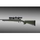 Hogue Howa 1500/Weatherby S.A. Heavy/Varmint Bar. Full Bed Block OD Green 15212