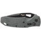 Hogue K320A Tactical Automatic Folding Knife, 3.5 in, Stainless Steel, Drop Point Blade, Grey Handle, 36332H