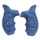 Hogue Kimber K6 Bantam Grip, Piranha, G10, Blue Lava, 41638