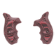 Hogue Kimber K6 Bantam Grip, Piranha, G10, Red Lava, 41639