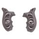 Hogue Kimber K6 Bantam Grip, Smooth, G10, Black/Grey, 41167