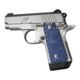 Hogue Kimber Micro .380 Ambidextrous Grip, Piranha, G10, Blue Lava, 40628