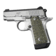 Hogue Kimber Micro .380 Ambidextrous Grip, Piranha, G10, Green Lava, 40128
