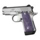 Hogue Kimber Micro .380 Ambidextrous Grip, Piranha, G10, Purple Lava, 40728