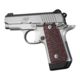 Hogue Kimber Micro .380 Ambidextrous Grip, Piranha, G10, Red Lava, 40629