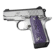 Hogue Kimber Micro .380 Ambidextrous Grip, Smooth, G10, Purple Lava, 40748