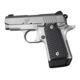 Hogue Kimber Micro 9 Ambidextrous Grip, Piranha, G10, Black, 39129