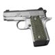 Hogue Kimber Micro 9 Ambidextrous Grip, Piranha, G10, Green Lava, 39128