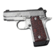 Hogue Kimber Micro 9 Ambidextrous Grip, Piranha, G10, Red Lava, 39629