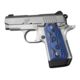 Hogue Kimber Micro 9 Ambidextrous Grip, Smooth, G10, Blue Lava, 39648