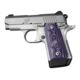 Hogue Kimber Micro 9 Ambidextrous Grip, Smooth, G10, Purple Lava, 39748