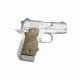 Hogue Kimber Micro 9 Ambidextrous Safety Rubber Grip with Finger Grooves, Flat Dark Earth, 39083