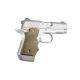Hogue Kimber Micro 9 Ambidextrous Safety Rubber Grip with Finger Grooves, Flat Dark Earth, 39083