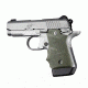 Hogue Kimber Micro 9 Ambidextrous Safety Rubber Grip with Finger Grooves, OD Green, 39081