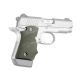 Hogue Kimber Micro 9 Ambidextrous Safety Rubber Grip with Finger Grooves, OD Green, 39081