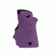 Hogue Kimber Micro 9 Ambidextrous Safety Rubber Grip with Finger Grooves, Purple, 39086