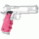 Hogue Laser Equipped Grips For 1911 Government Models Pink - Red Laser 1H-LS-45087