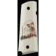 Hogue Officers Model Smooth Ivory Polymer - Custom Image Combination 43050