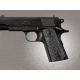 Hogue Officers Model Piranha Grip G-10 - G-Mascus Black/Gray 43137-BLKGRY