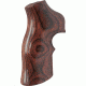 Hogue GP100/Super Redhawk Rose Lam. Top Finger Groove Grip 80550