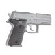 Hogue Rex Zero 1 Compact Grip, Piranha, G10 G-Mascus, Black/Grey, 93127