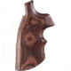 Hogue Rose Laminated Top Finger Groove Checkered Grip - GP100/Super Redhawk 80551