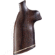 Hogue Rosewood No Finger Groove Stripe Cap Grip - N Square Frame Butt Revolvers - 29930
