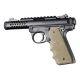 Hogue Ruger 22/45 MK IV Rubber Grip with Finger Grooves, Flat Dark Earth, 79083