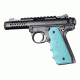 Hogue Ruger 22/45 MK IV Rubber Grip with Finger Grooves, Aqua 79084